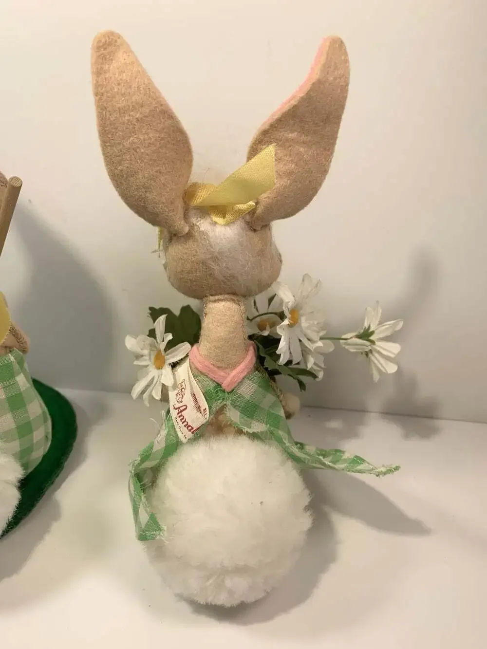 Annalee Easter Bunnies Gardening Girls Spring Bunnies 1988